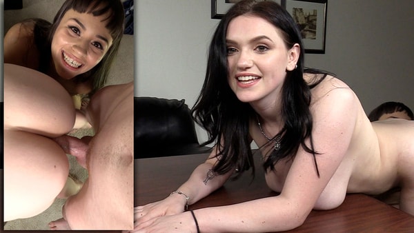 Gracie And Rose Threeway backroom porn video