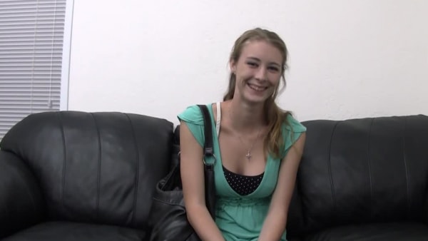 Libby in the backroom XXX backroom castingcouch porn video